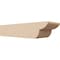 Ekena Millwork 6in. W x 4in. H x 20in. L Crestline Woodgrain TimberThane Rafter Tail, Primed Tan RFTUR06X04X20CRERCPR - alternate 1